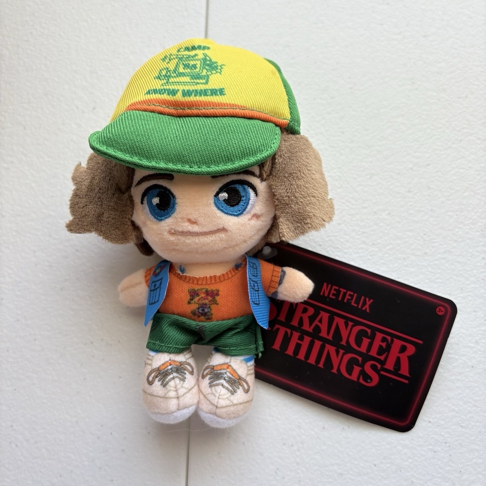 Stranger Things Dustin Henderson Chibi Plush 5" Mini Official Jazwares Netflix‎